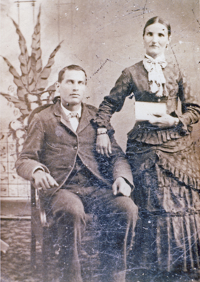 Les parents de ma grand-mère maternelle, Évélina Allard.